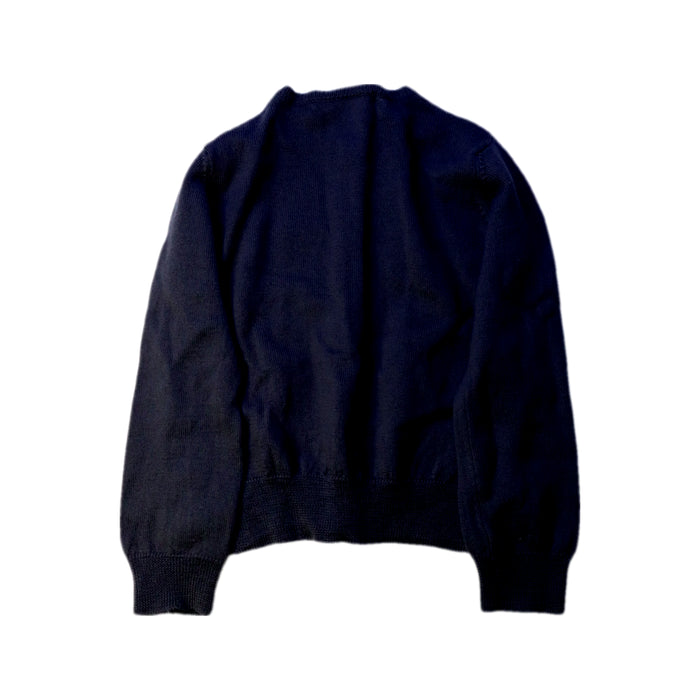 A Blue Cardigans from Bonpoint in size 4T for girl. (Back View)