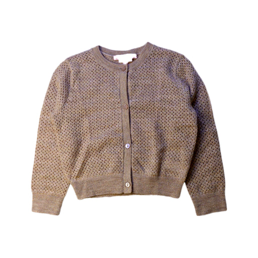 A Beige Cardigans from Bonpoint in size 3T for girl. (Front View)