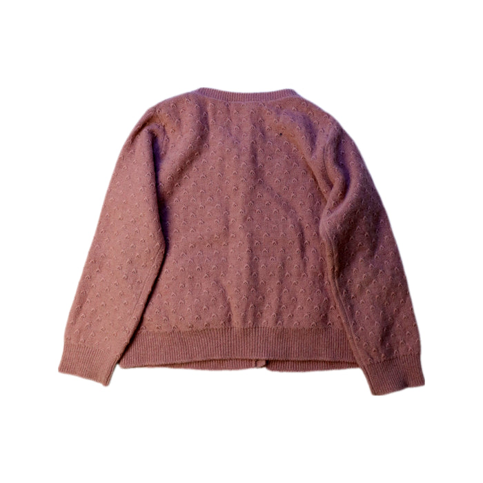 A Purple Cardigans from Bonpoint in size 2T for girl. (Back View)