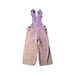 A Pink Long Overalls from Louis Louise in size 4T for girl. (Front View)