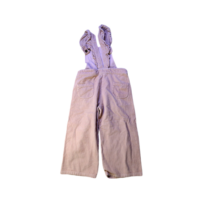 A Pink Long Overalls from Louis Louise in size 4T for girl. (Back View)