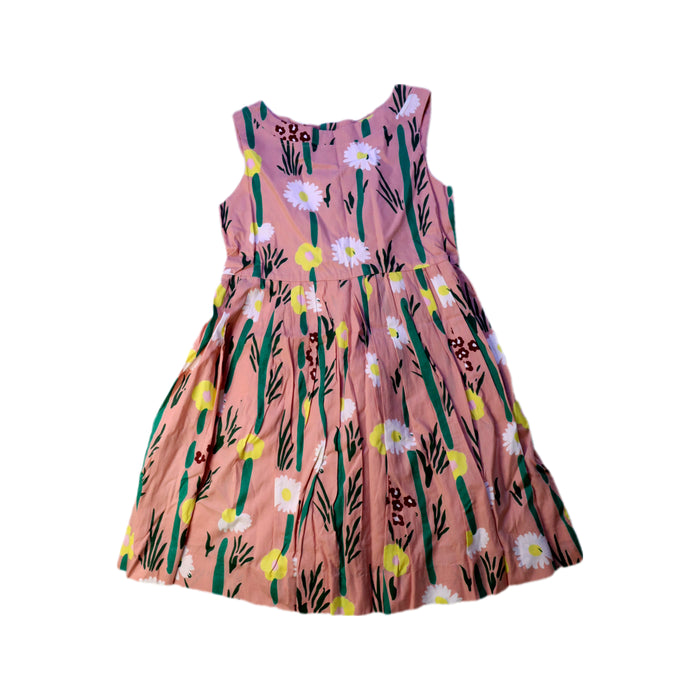 A Pink Sleeveless Dresses from Bonpoint in size 6T for girl. (Front View)