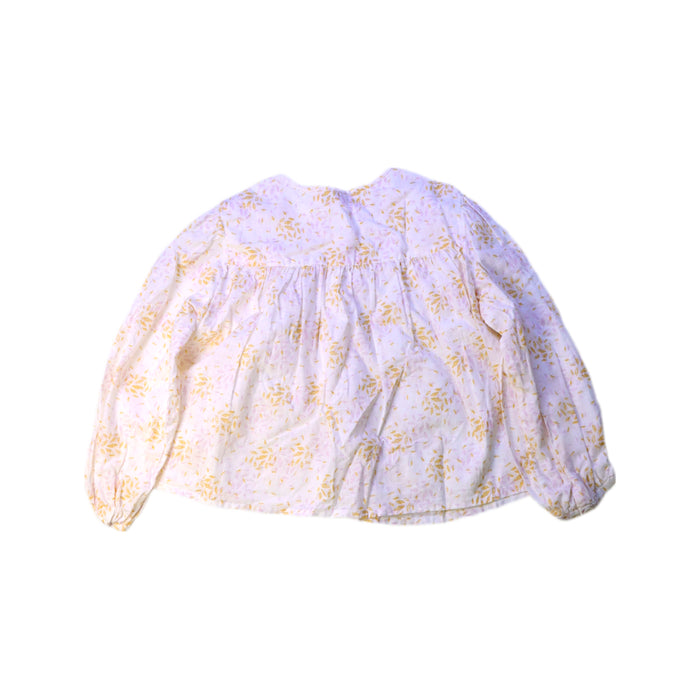 A White Long Sleeve Tops from Bonpoint in size 4T for girl. (Back View)