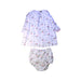 A White Dress Sets from Bonton in size 2T for girl. (Front View)