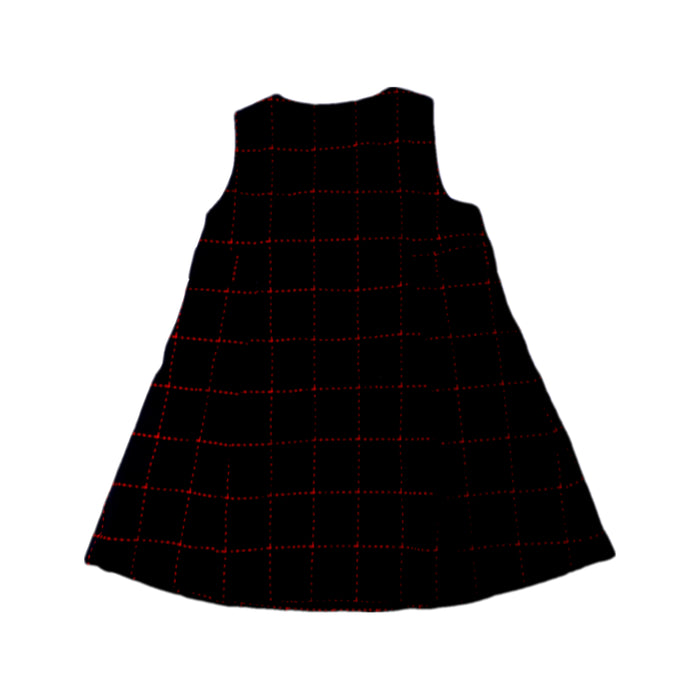 A Black Sleeveless Dresses from Jacadi in size 3T for girl. (Back View)