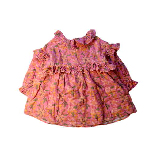 A Pink Long Sleeve Dresses from Louise Misha in size 2T for girl. (Front View)