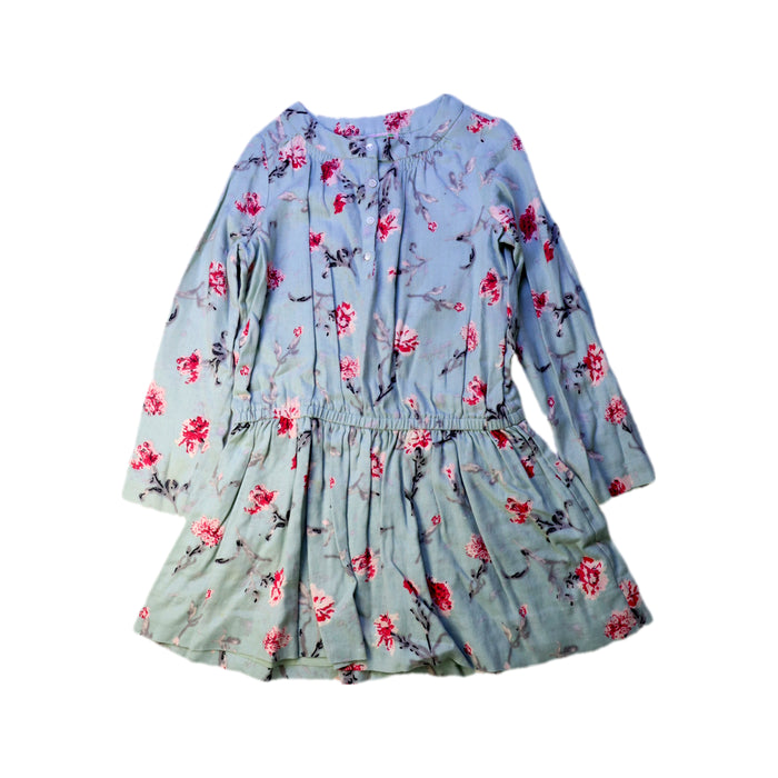 A Blue Long Sleeve Dresses from Bonpoint in size 8Y for girl. (Front View)