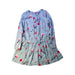 A Blue Long Sleeve Dresses from Bonpoint in size 8Y for girl. (Back View)