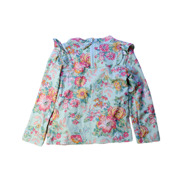 A Blue Rash Guards from Louise Misha in size 12-18M for girl. (Back View)