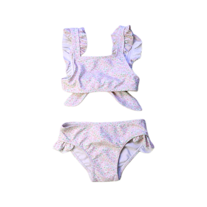 A Pink Bikinis from Minnow in size 2T for girl. (Front View)