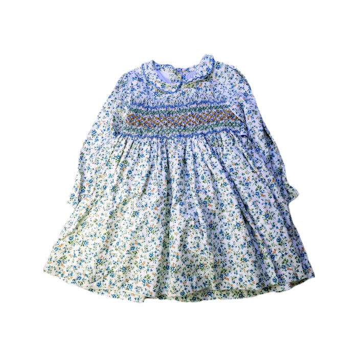 A Blue Long Sleeve Dresses from Pepa London in size 3T for girl. (Front View)