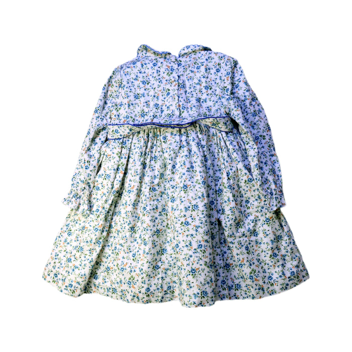 A Blue Long Sleeve Dresses from Pepa London in size 3T for girl. (Back View)