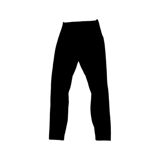 A Black Leggings from Lululemon in size 14Y for girl. (Front View)