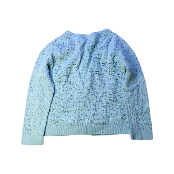 A Blue Cardigans from Bonpoint in size 4T for girl. (Back View)