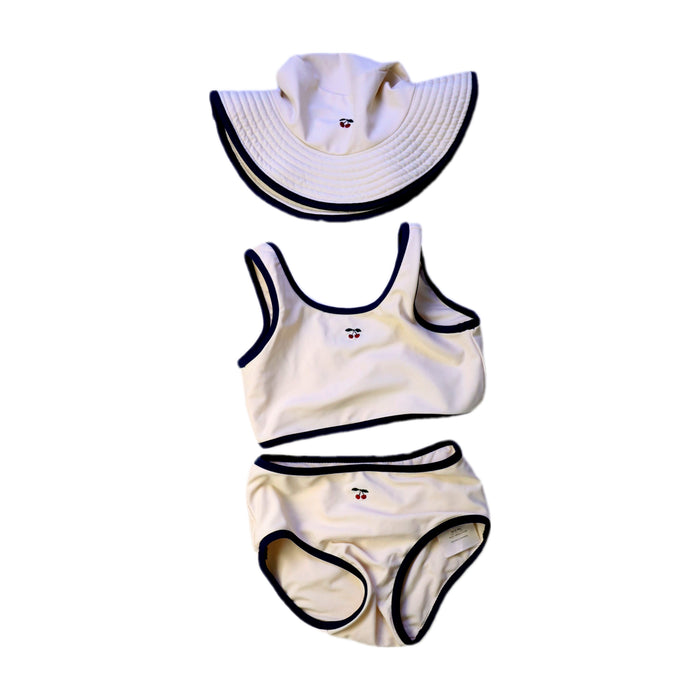 A White Swim Sets from Konges Sløjd in size 12-18M for girl. (Front View)