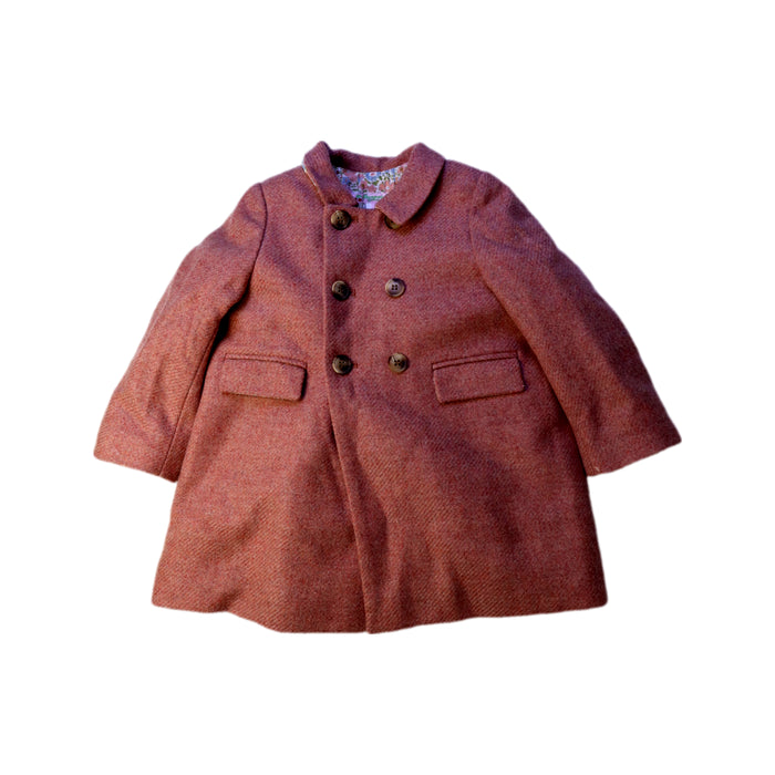 A Brown Coats from Bonpoint in size 2T for girl. (Front View)