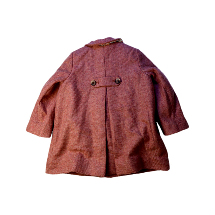A Brown Coats from Bonpoint in size 2T for girl. (Back View)