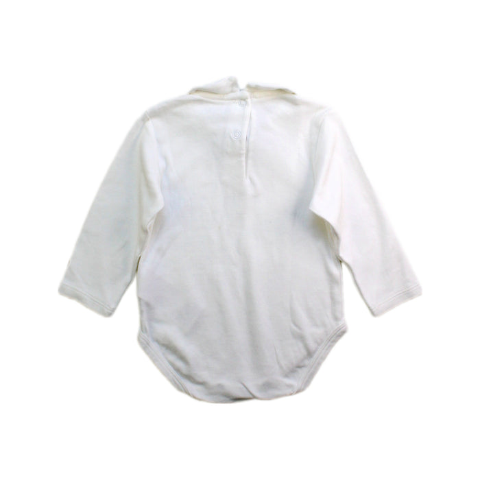 A White Long Sleeve Bodysuits from Chicco in size 6-12M for boy. (Back View)