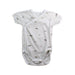 A White Short Sleeve Bodysuits from Petit Bateau in size 3-6M for boy. (Front View)