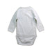 A White Long Sleeve Bodysuits from Petit Bateau in size 0-3M for boy. (Back View)
