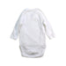 A White Long Sleeve Bodysuits from Petit Bateau in size Newborn for neutral. (Back View)