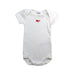 A White Short Sleeve Bodysuits from Petit Bateau in size 3-6M for neutral. (Front View)