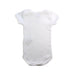 A White Short Sleeve Bodysuits from Petit Bateau in size 3-6M for neutral. (Back View)