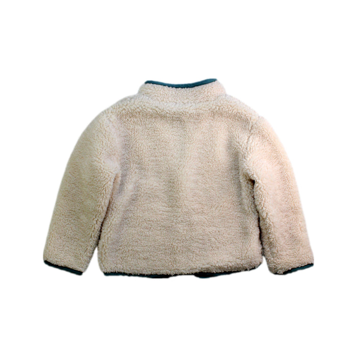 A Beige Puffer/Quilted Jackets from Cyrillus in size 3T for boy. (Back View)