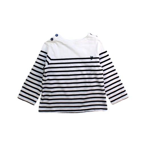 A White Long Sleeve Tops from Cyrillus in size 18-24M for boy. (Front View)