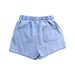 A Blue Shorts from Quincy Mae in size 2T for girl. (Back View)