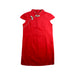 A Red Short Sleeve Dresses from Little Valley in size 5T for girl. (Front View)