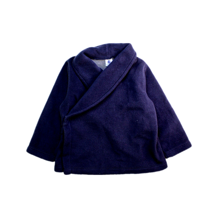 A Navy Coats from Petit Bateau in size 3T for boy. (Front View)