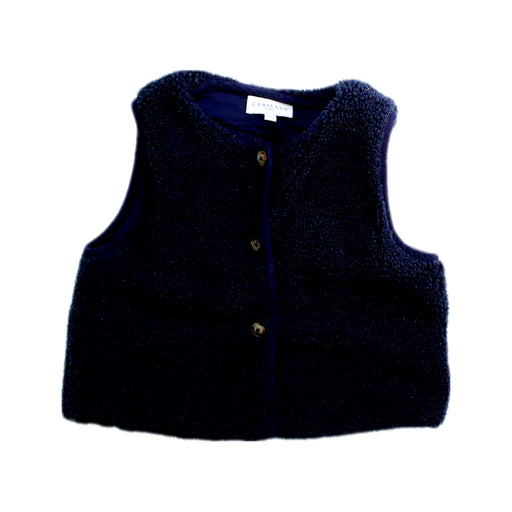 A Navy Outerwear Vests from Cyrillus in size 3T for neutral. (Front View)