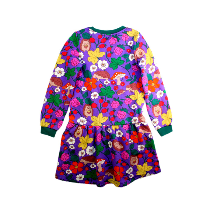 A Multicolour Long Sleeve Dresses from Boden in size 8Y for girl. (Back View)
