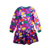 A Multicolour Long Sleeve Dresses from Boden in size 8Y for girl. (Back View)