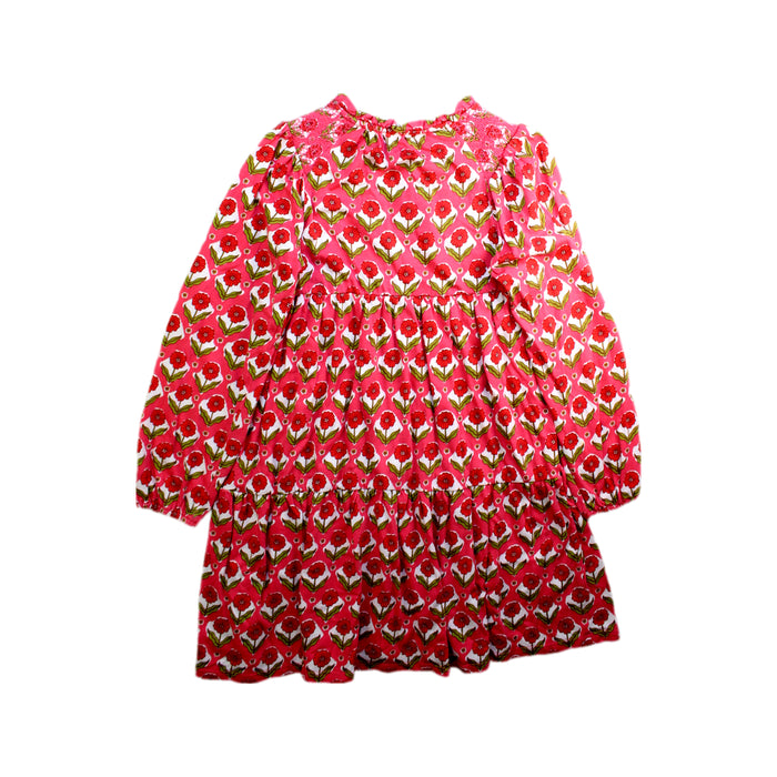 A Red Long Sleeve Dresses from Boden in size 8Y for girl. (Back View)