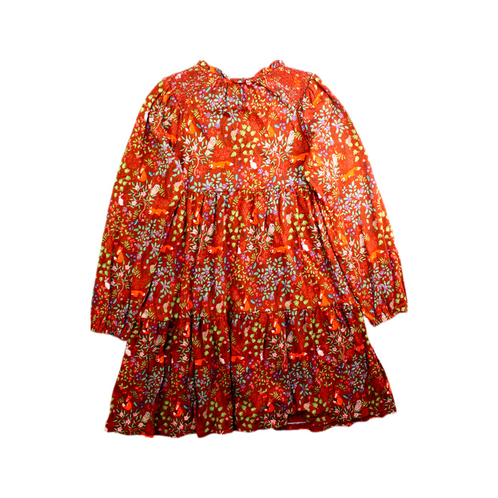 A Red Long Sleeve Dresses from Boden in size 8Y for girl. (Back View)