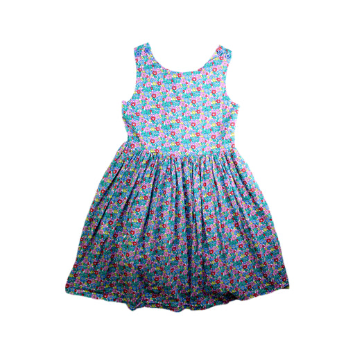 A Blue Sleeveless Dresses from Boden in size 9Y for girl. (Front View)
