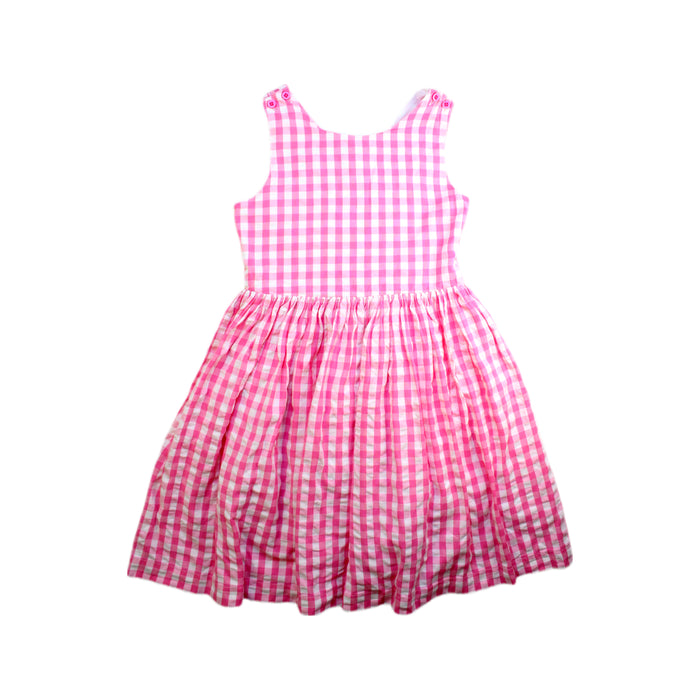 A Pink Sleeveless Dresses from Boden in size 9Y for girl. (Front View)