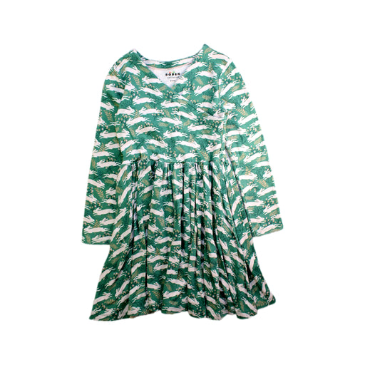 A Green Long Sleeve Dresses from Boden in size 8Y for girl. (Front View)