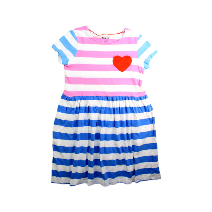 A Pink Short Sleeve Dresses from Boden in size 9Y for girl. (Front View)
