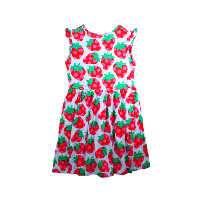 A Red Sleeveless Dresses from Boden in size 9Y for girl. (Back View)