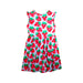 A Red Sleeveless Dresses from Boden in size 9Y for girl. (Back View)