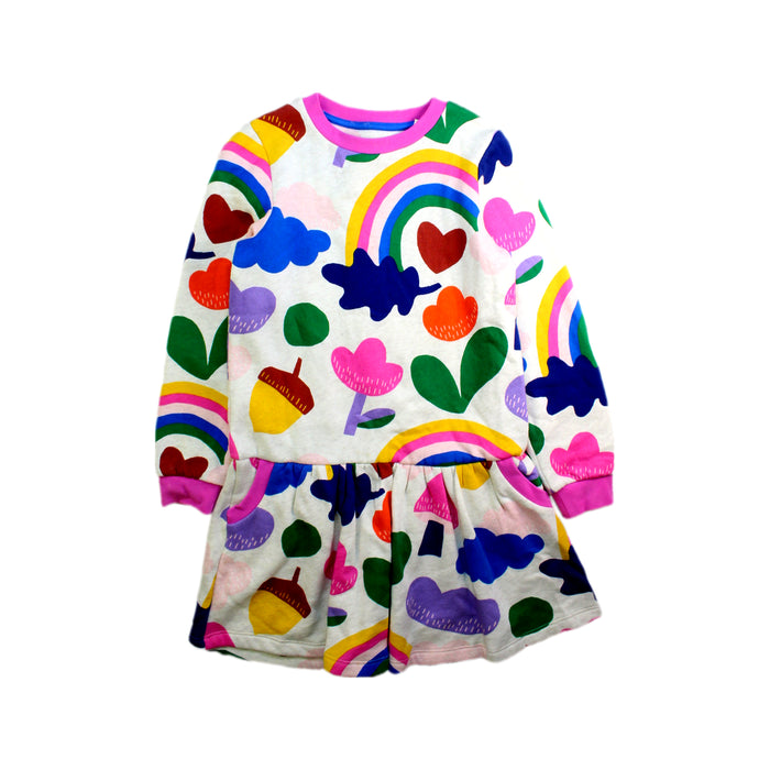 A Multicolour Long Sleeve Dresses from Boden in size 8Y for girl. (Front View)