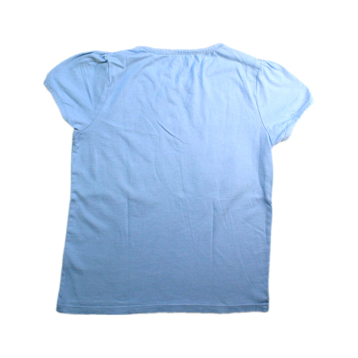 A Blue Short Sleeve Tops from Boden in size 8Y for girl. (Back View)