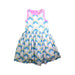 A Multicolour Sleeveless Dresses from Boden in size 9Y for girl. (Front View)
