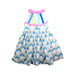 A Multicolour Sleeveless Dresses from Boden in size 9Y for girl. (Back View)