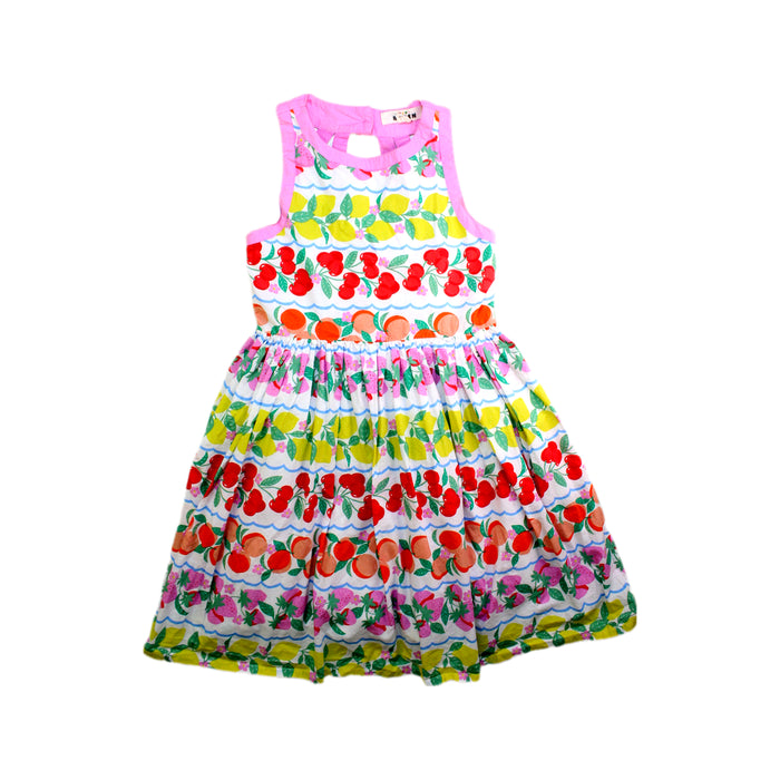 A Multicolour Sleeveless Dresses from Boden in size 9Y for girl. (Front View)