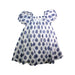 A Blue Short Sleeve Dresses from Crewcuts in size 6T for girl. (Front View)