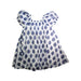 A Blue Short Sleeve Dresses from Crewcuts in size 6T for girl. (Back View)